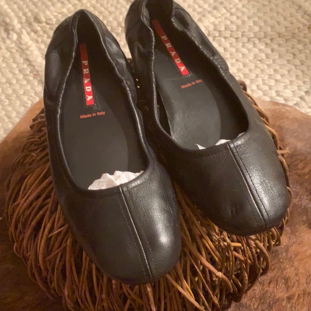 Prada sport driving moccasins ballet slipper